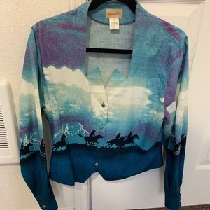 Vintage wrangler button down